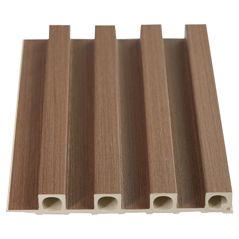 Lebar 150mm Tebal 20mm Panel Dekorasi Dinding Interior PVC Snap-On Kisi Lubang Bulat