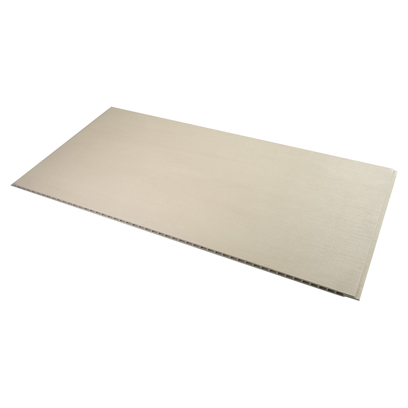 Panel Dinding Terintegrasi PVC Kaku Tebal 600mm Lebar 9mm Tahan Benturan untuk Pemasangan Cepat di Rumah