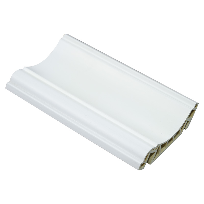 Cetakan Plafon PVC 100mm untuk Dekorasi Interior Cocok untuk Trim Plafon, Sambungan, dan Sudut